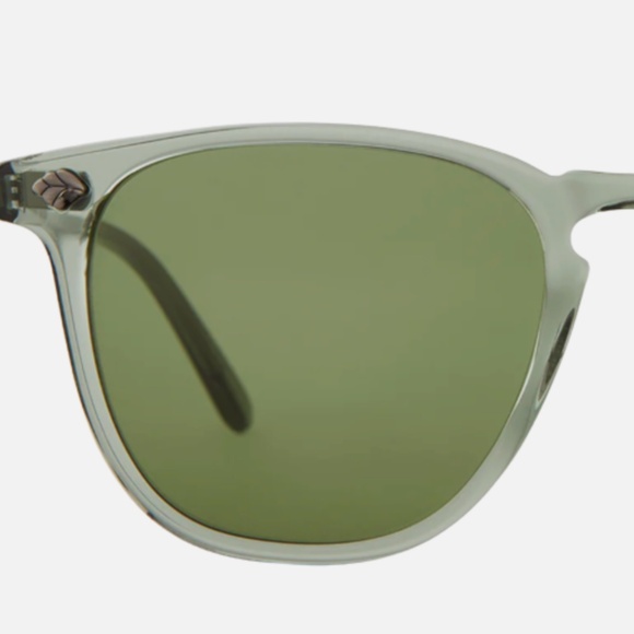 Garrett Leight Sunglasses BROOKS II SUN Juniper Green NWT Premium Glass - Picture 1 of 7